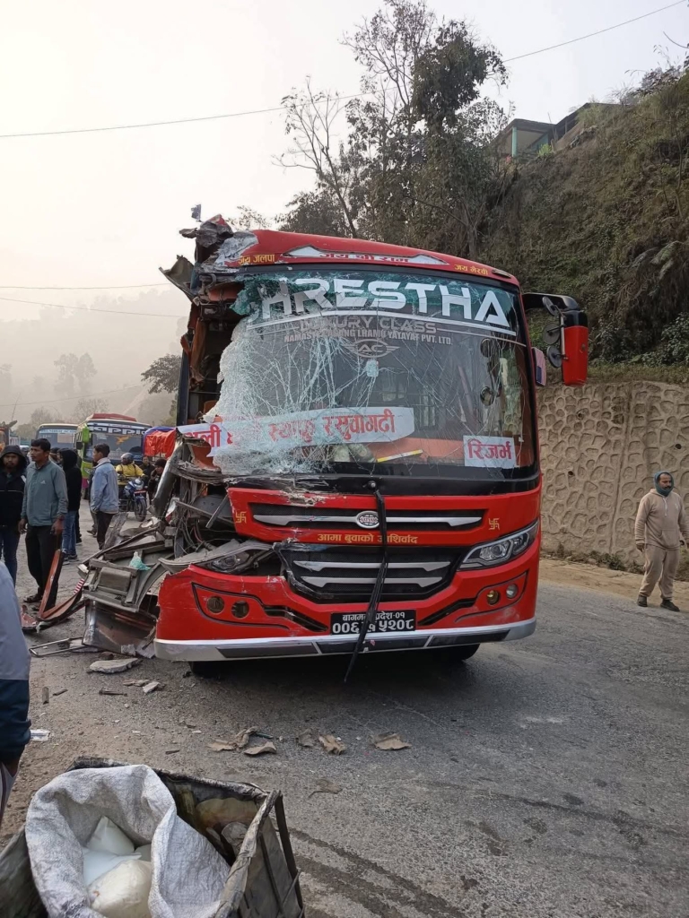 धादिङमा सवारी दुर्घटना, एक जनाको मृत्यु
