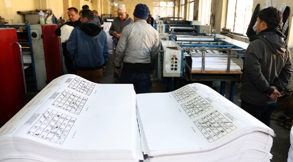 ८८ क्षेत्रको एक करोड साढे नौ लाख मतपत्र छापियो