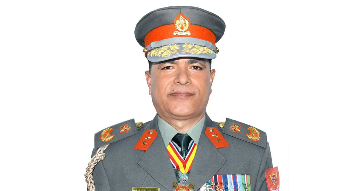 सशस्त्रको महानिरीक्षकमा नारायणदत्त पौडेल नियुक्त