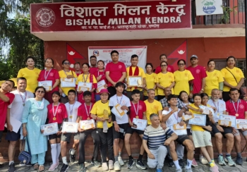कामपा ४ दौडमा कृष्ण र अन्जुलाई उपाधि