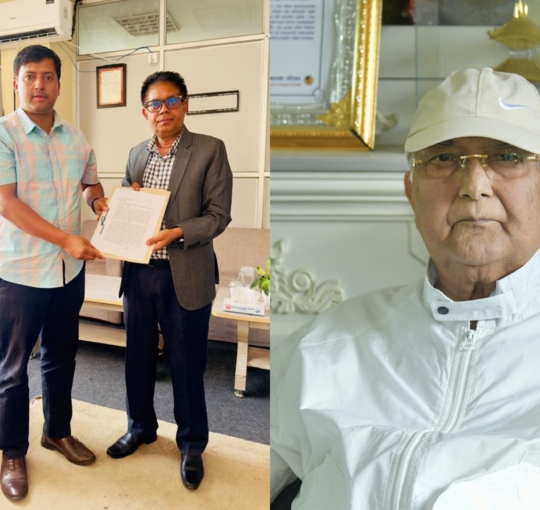 आयोगको प्रतिवेदन माग गर्दै ओलीद्वारा निवेदन