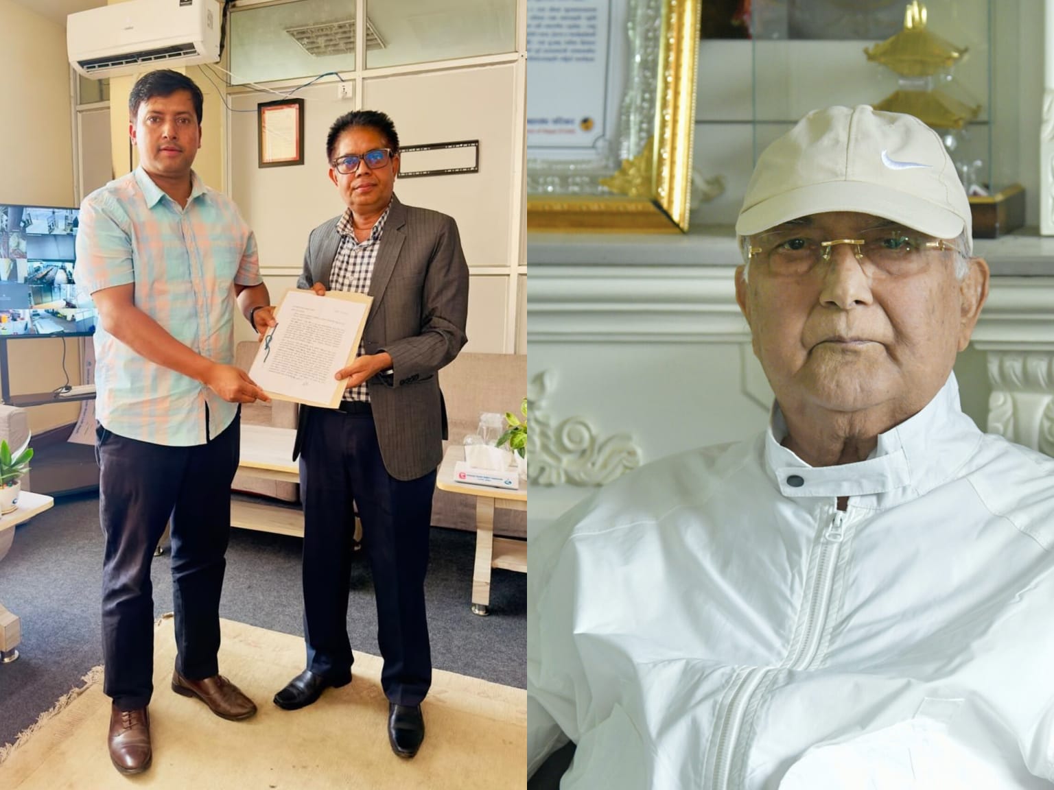 आयोगको प्रतिवेदन माग गर्दै ओलीद्वारा निवेदन