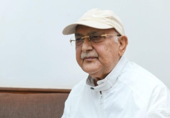 पौडेलको गिरफ्तारी एमालेमाथिको श्रृङ्खलाबद्ध षड्यन्त्रको निरन्तरताः अध्यक्ष ओली